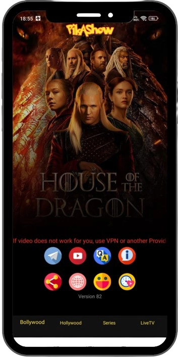 house of the dragon on pikashow apk